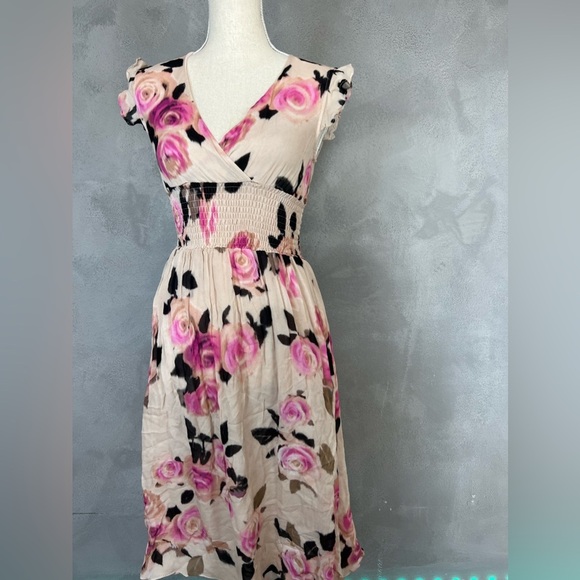 Pinko floral dress size 2 - Picture 3 of 5